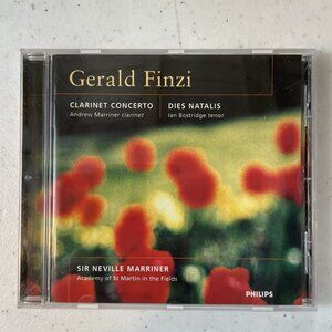 Gerald Finzi: Clarinet Concerto / Dies Natalis Marriner Audio CD - VGC
